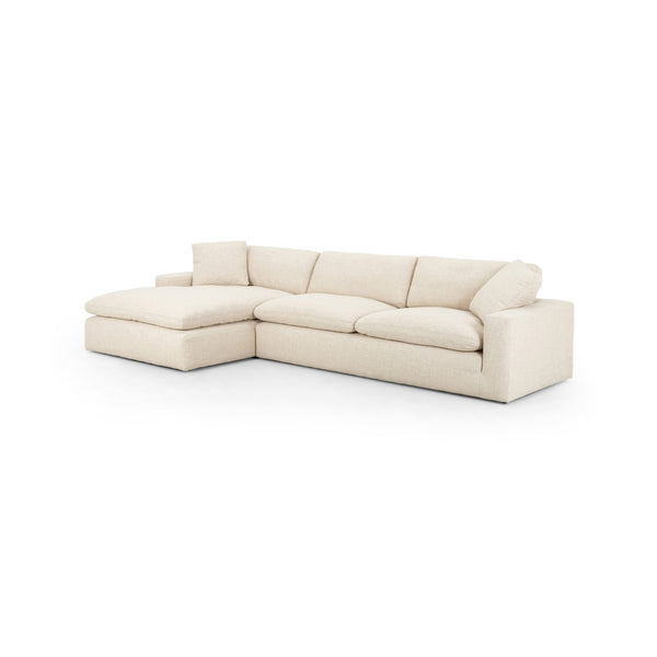 Plume 2 Pc Sectional-136"-Laf Chaise-Tc