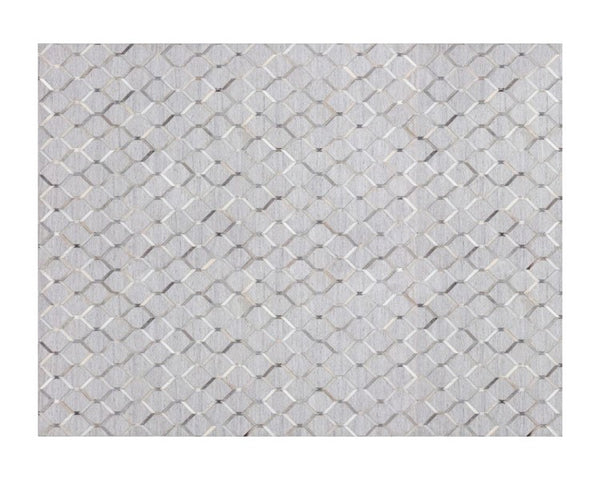 Bordeaux Hand-made Rug - Ivory / Grey - 9' X 12'