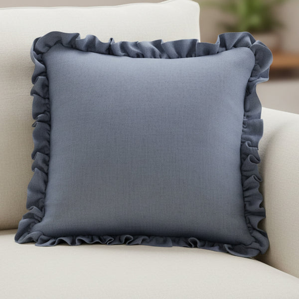 Moe's Betty 20 Inch Cushion with Ruffled Edge