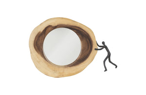 Atlas Crosscut Mirror, Smallall, Right Side Full Body
