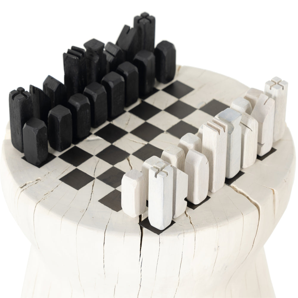 Chess Table In Ivory