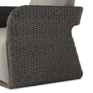 Geneva Outdr Swivel Chair - Venao Charcoal