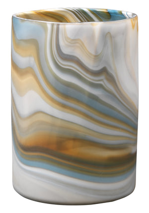 Terrene Hand Blown Decorative Glass Vase, Medium