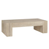 Bristol Solid Wood Coffee Table - Aged Cream Finish