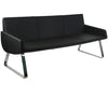 York Modular Sofa In Black Leather