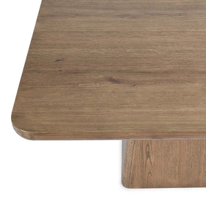 Orlando Solid Wood Dining Table - Light Brown