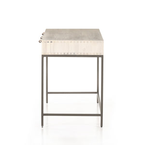 Trey Modular Writing Desk In Dove Poplar