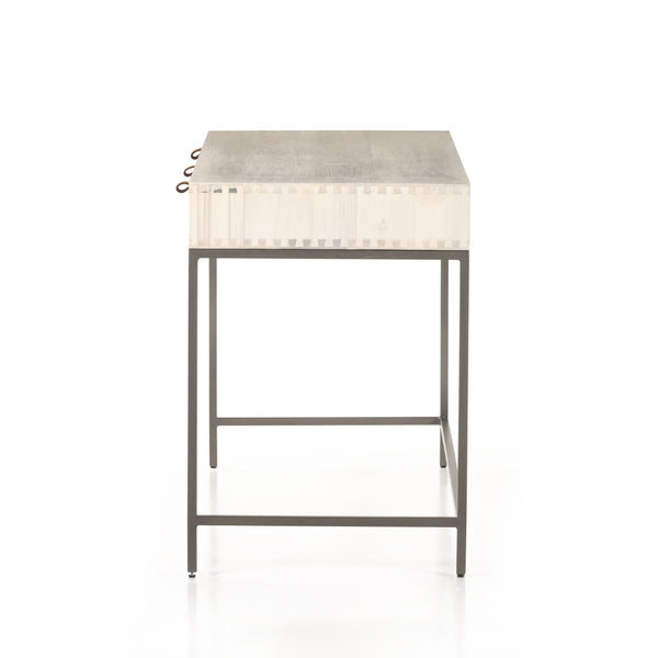 Trey Modular Writing Desk In Dove Poplar