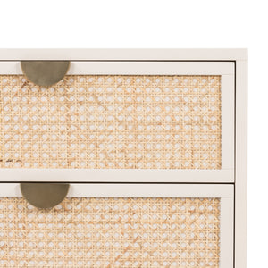 Luella Nightstand In Matte Alabaster