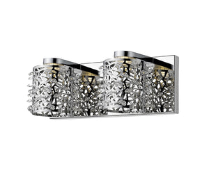 Fortuna 2 Light Vanity in Chrome  Finish