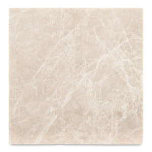 Moe's River Side Table Botticino Marble Top