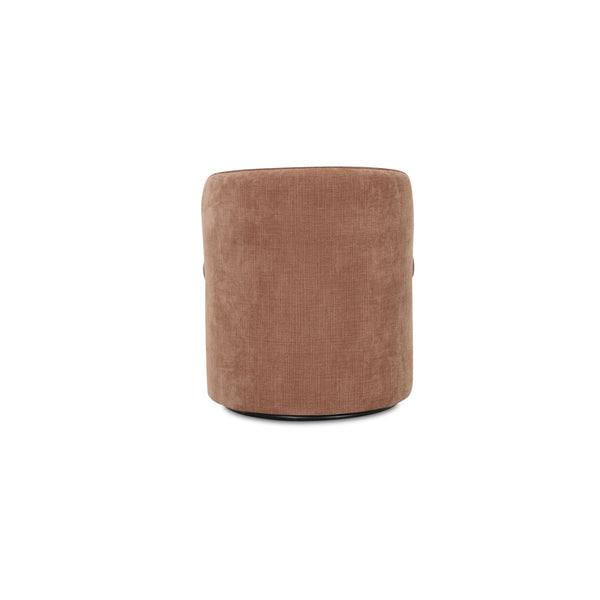 Moe's Dane Swivel Dining Chair in Heritage Pink