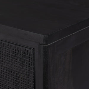 Sydney 9 Drawer Dresser - Black Cane
