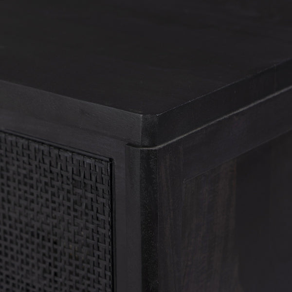 Sydney 9 Drawer Dresser - Black Cane