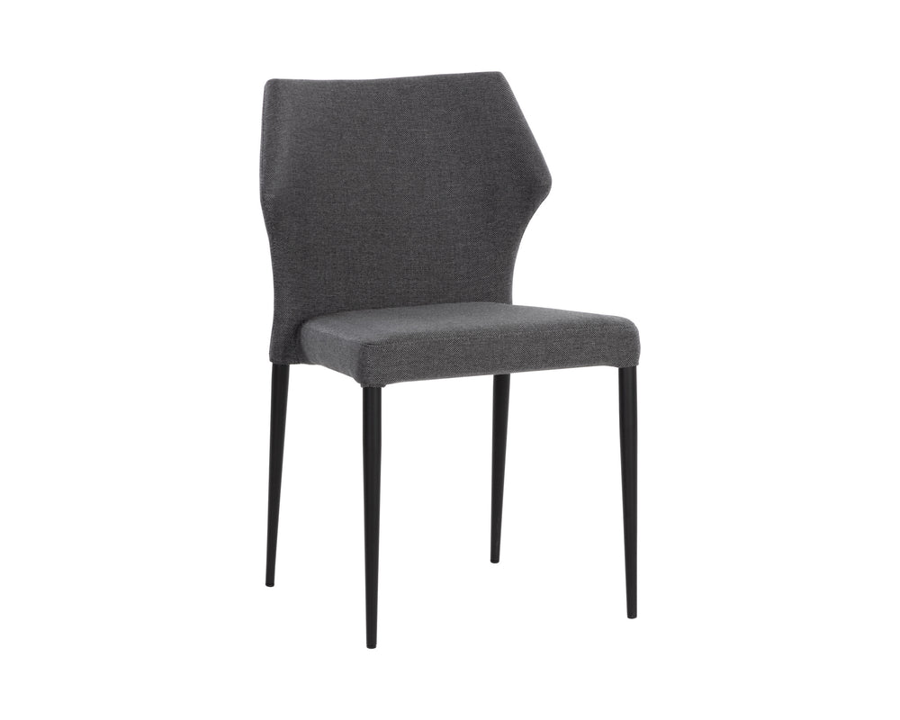 JAMES STACKABLE DINING CHAIR - CITY GREY