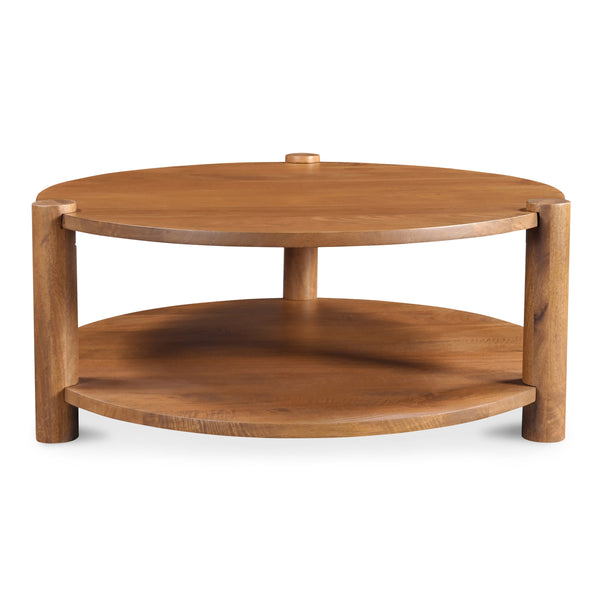 Moe's Olsen Coffee Table in Vintage Brown