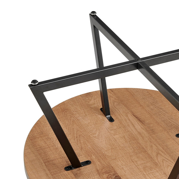 Courtdale KD Round Coffee Table , Gliese Brown