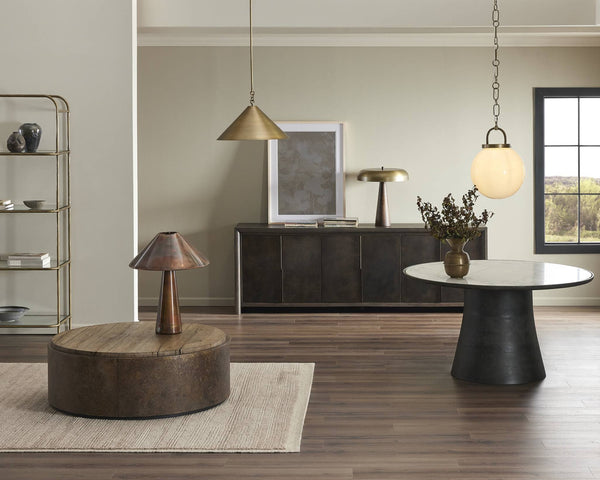 Romani Table Lamp - Iridescent Acid Wash