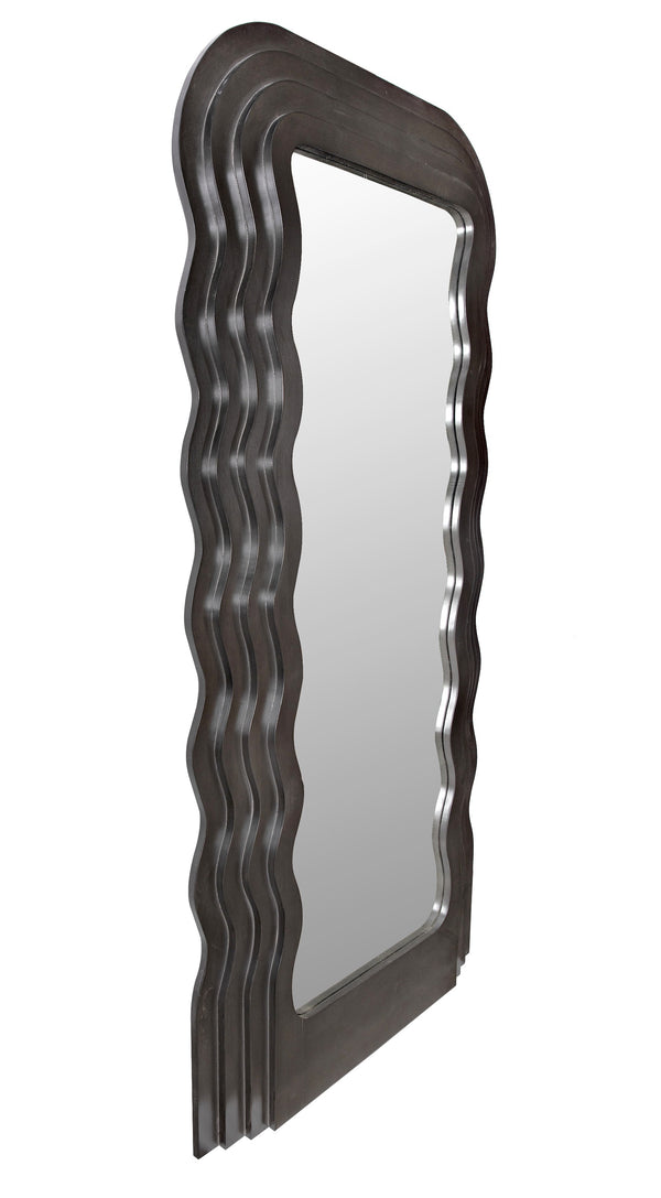 Atticus Mahogany Pale-Finish Mirror