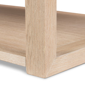 Thomas Coffee Table - Bleached Oak Veneer