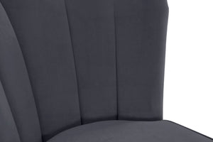 Anita Stool In Grey Velvet