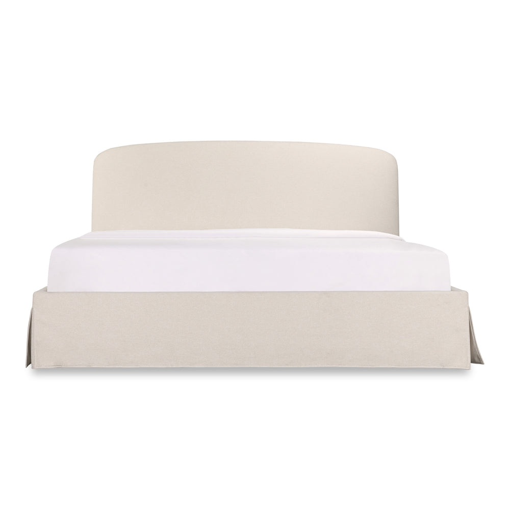 Moe's Joan King Storage Bed with Slipcover