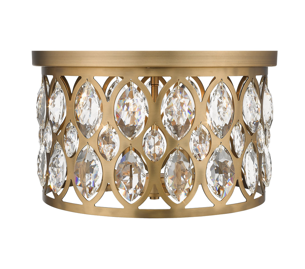 Dealey 4 Light Chandelier in Heirloom Brass Finish