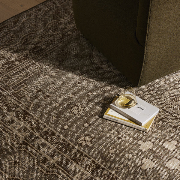 Cortona Hand Knotted Rug In Olive In 8'X10'
