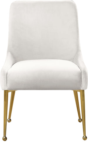 Irvin Dining Chair In Cream Velvet