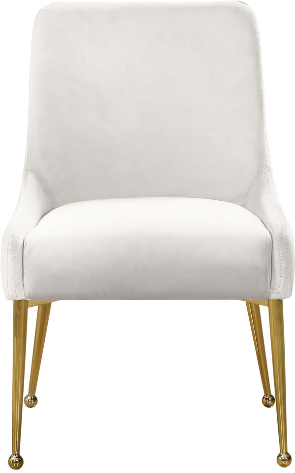 Irvin Dining Chair In Cream Velvet