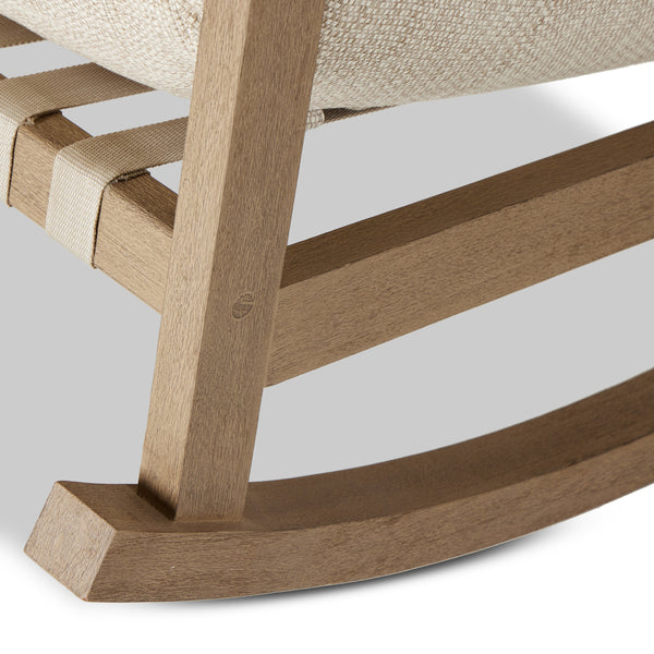 Aiken Outdoor Rocking Chair In Faye Sand