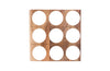 Puka Wall Tile 3x3, White