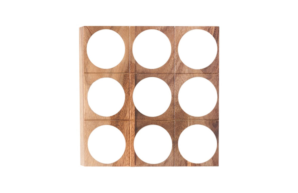 Puka Wall Tile 3x3, White