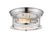 Sonna 2 Light Flush Mount in Chrome Finish