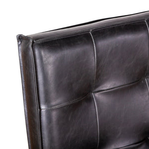 Madison Black Eco-Friendly Leather Dining Chair