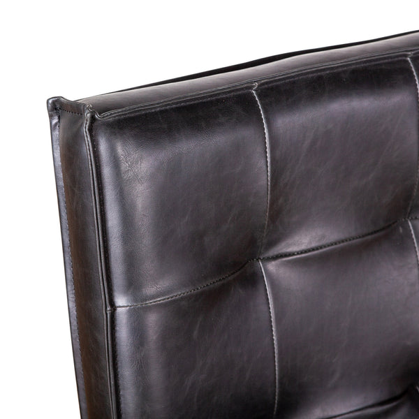 Madison Black Eco-Friendly Leather Dining Chair