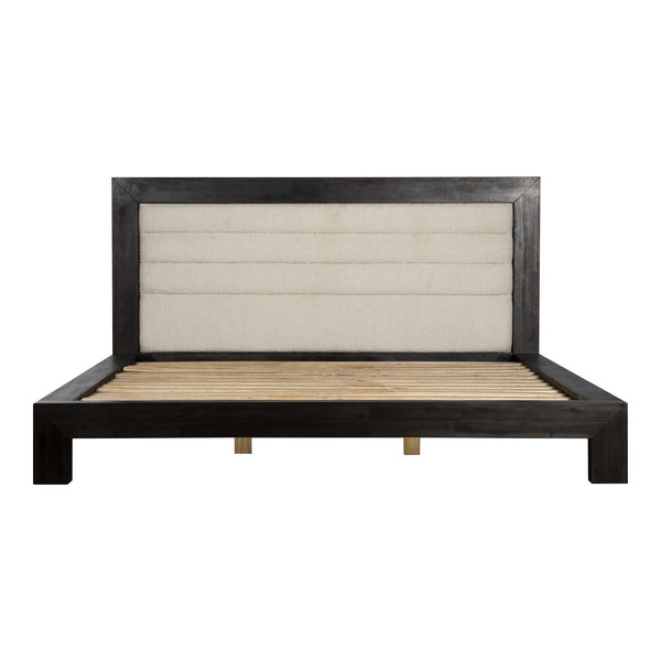 Moe's Ashcroft King Bed with Padded Headboard