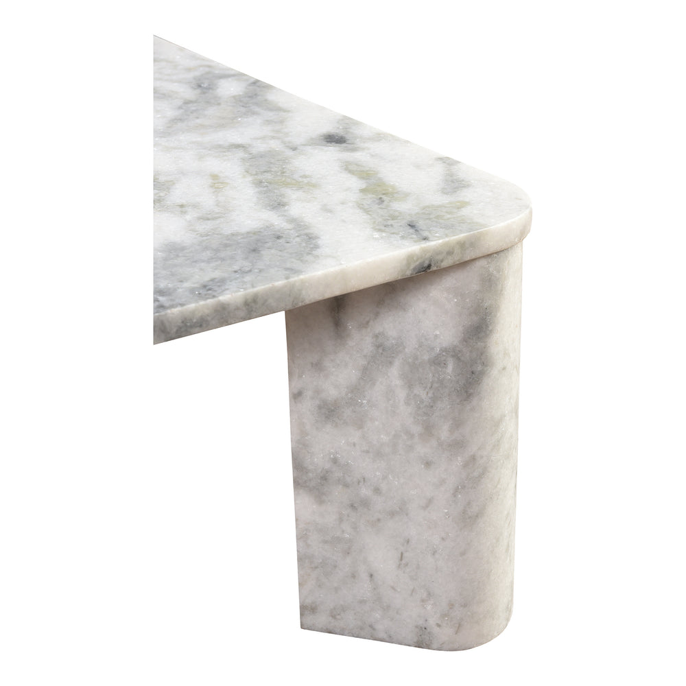 Moe's Segment Coffee Table in Ashen Grey Marble