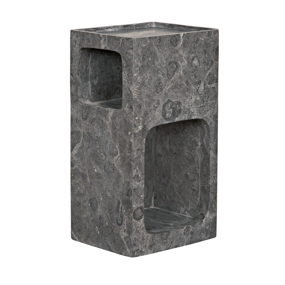 Murakami Black Marble Side Table