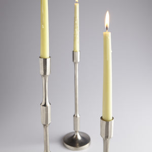 Med Cambria Candleholdr in Nickel