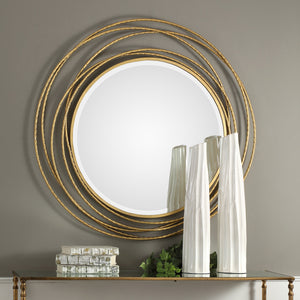 Whirlwind Round Mirror