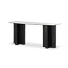 Terrell Large Console Table in Polished White