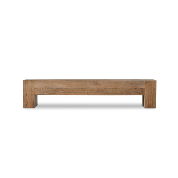Abaso Large Accent Bench In Rstic Wormwood
