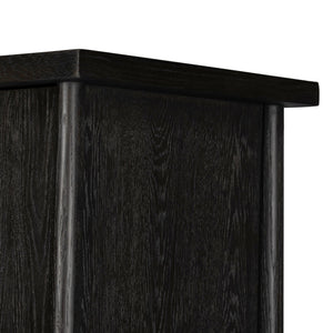 Renaud 3-Door Cabinet - Charcoal Oak Veneer