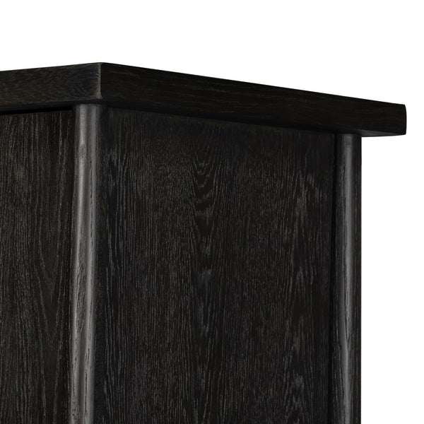 Renaud 3-Door Cabinet - Charcoal Oak Veneer
