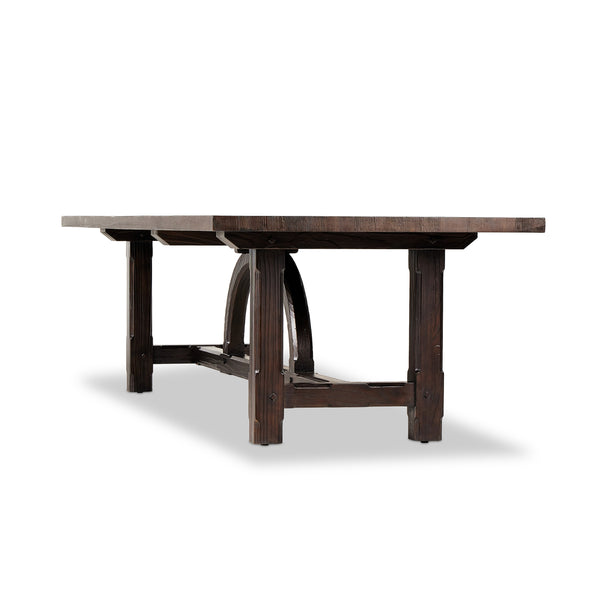 The Arch Dining Table in Medium Brown Fir Veneer