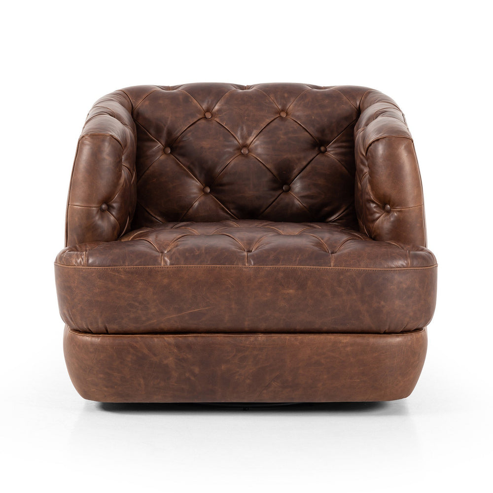 Paul Swivel Chair - Raleigh Cigar