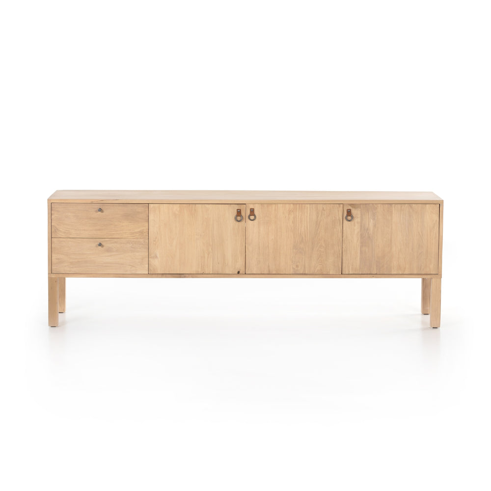 Isador Media Console In Dry Wash Poplar
