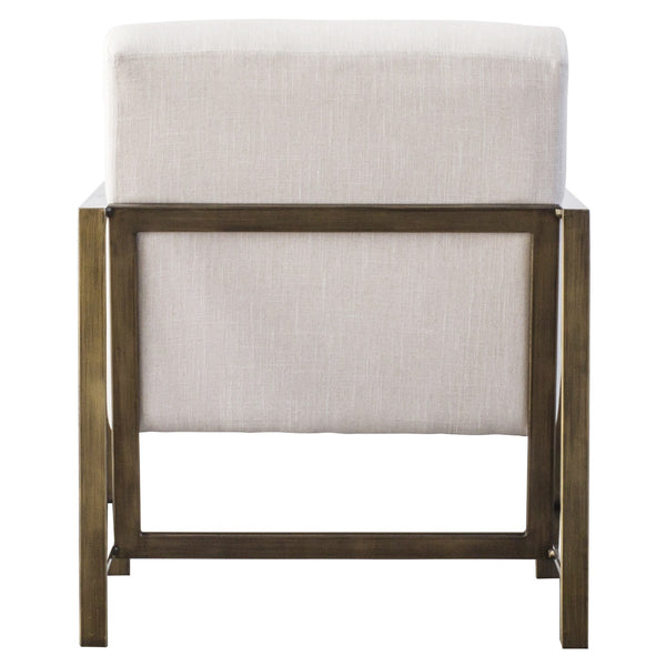 Francis Fabric Arm Chair In Shortbread