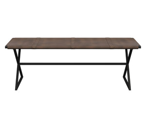 ELON BENCH - VINTAGE COGNAC LEATHER